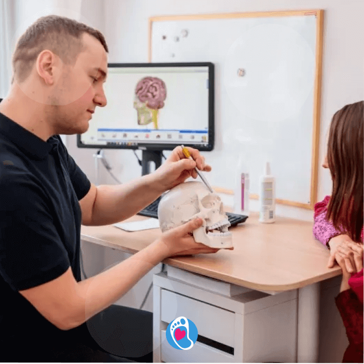 Porada-osteopaty-Bosa-Stopka-jak-buty-barefoot-wplywaja-na-rozwoj Osteopata tłumaczy budowę czaszki i jej związek z postawą ciała. Konsultacja w gabinecie osteopaty – Bosa Stópka