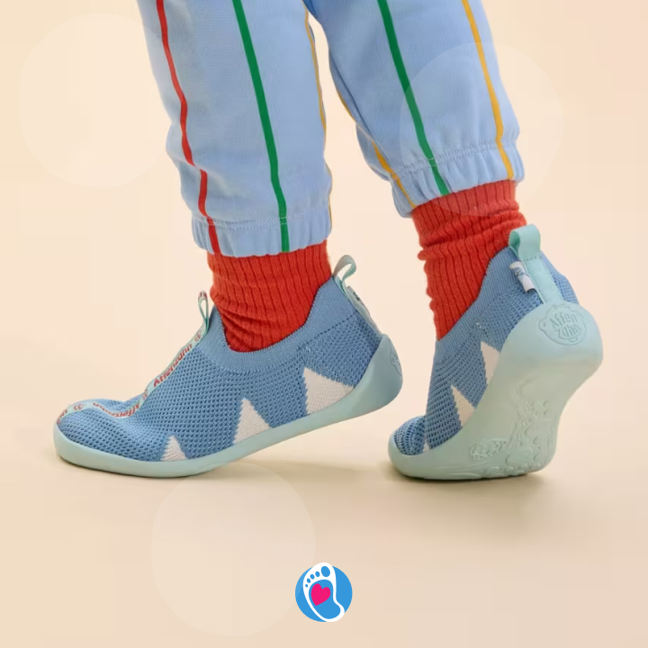 kapcie barefoot affenzahn slipper knit bosa stopka