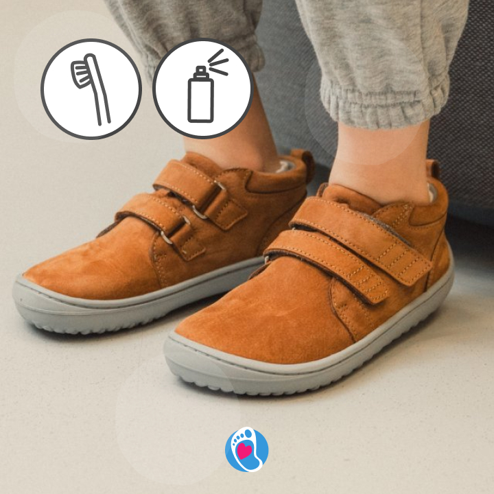 Pielęgnacja butów barefoot – skóra naturalna i wegańska dla dzieci Pielęgnacja butów barefoot dla dzieci z naturalnej i wegańskiej skóry