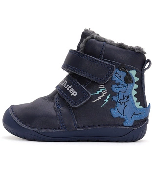 Zimowe DD Step Barefoot Royal Blue Dino 838 W070