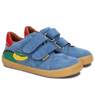 Półbuty Ameko Barefoot Croco Blue