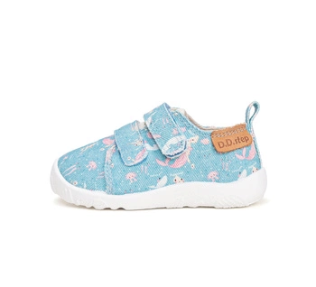 DD Step Barefoot Canvas C086 Sky Blue