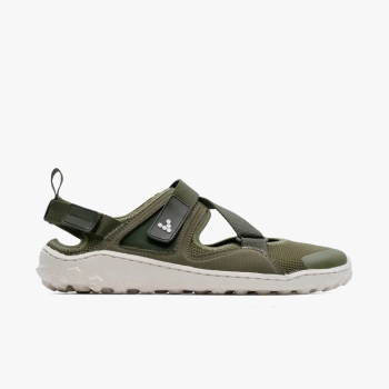 Vivobarefoot Tracker Sandal Womens Olive Green