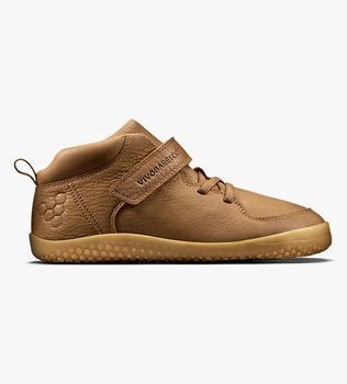 Vivobarefoot Primus Ludo Hi Winterised Juniors Acorn