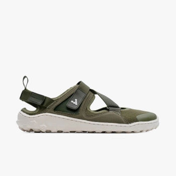 Vivobarefoot Tracker Sandal Mens Olive Green