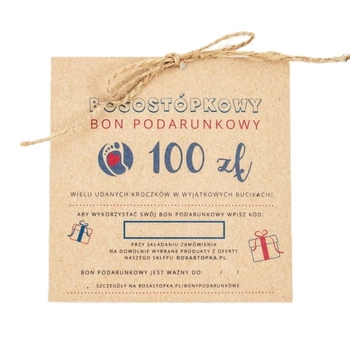 Bon Podarunkowy 100 zł - papierowy/ prezentowy