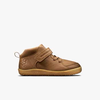 Vivobarefoot Primus Ludo Hi Winterised Kids Acorn