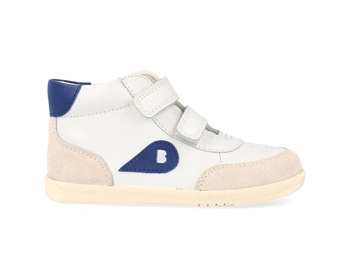 Bobux iWalk Champ High Chalk + Gentian Blue