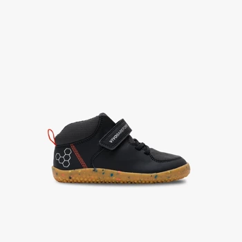 Vivobarefoot Primus Ludo Hi Kids Obsidian