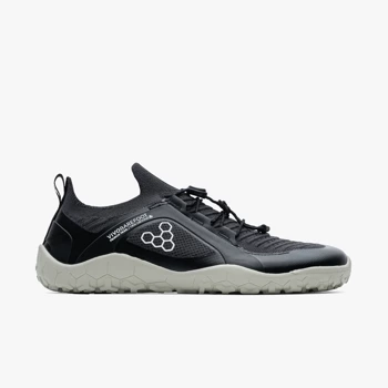 Vivobarefoot Primus Trail Knit FG Mens Obsidian/Pelican Black